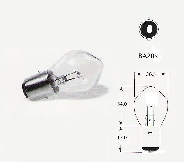 6 volt 35w Ba20s